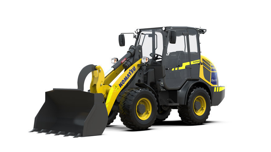 Komatsu to demonstrate fully electric wheel loader prototype at bauma 2022